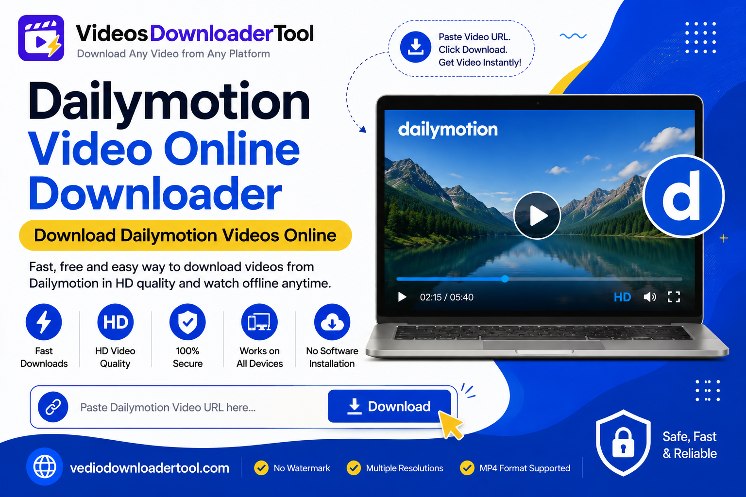 Dailymotion Video Online Downloader – Download Dailymotion Videos Online