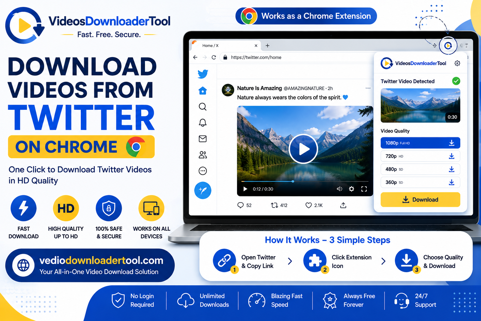 Download Videos from Twitter Chrome