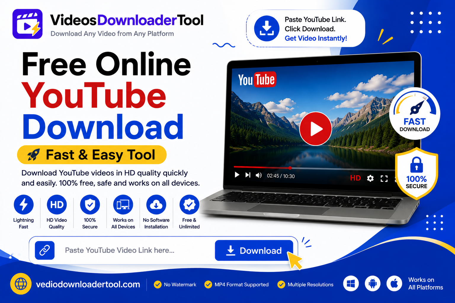 Free Online YouTube Download – Fast & Easy Tool
