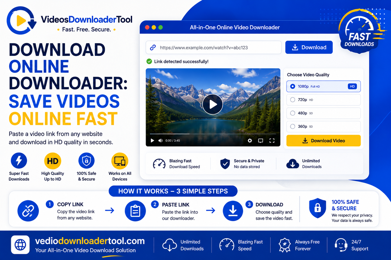 Download Online Downloader: Save Videos Online Fast