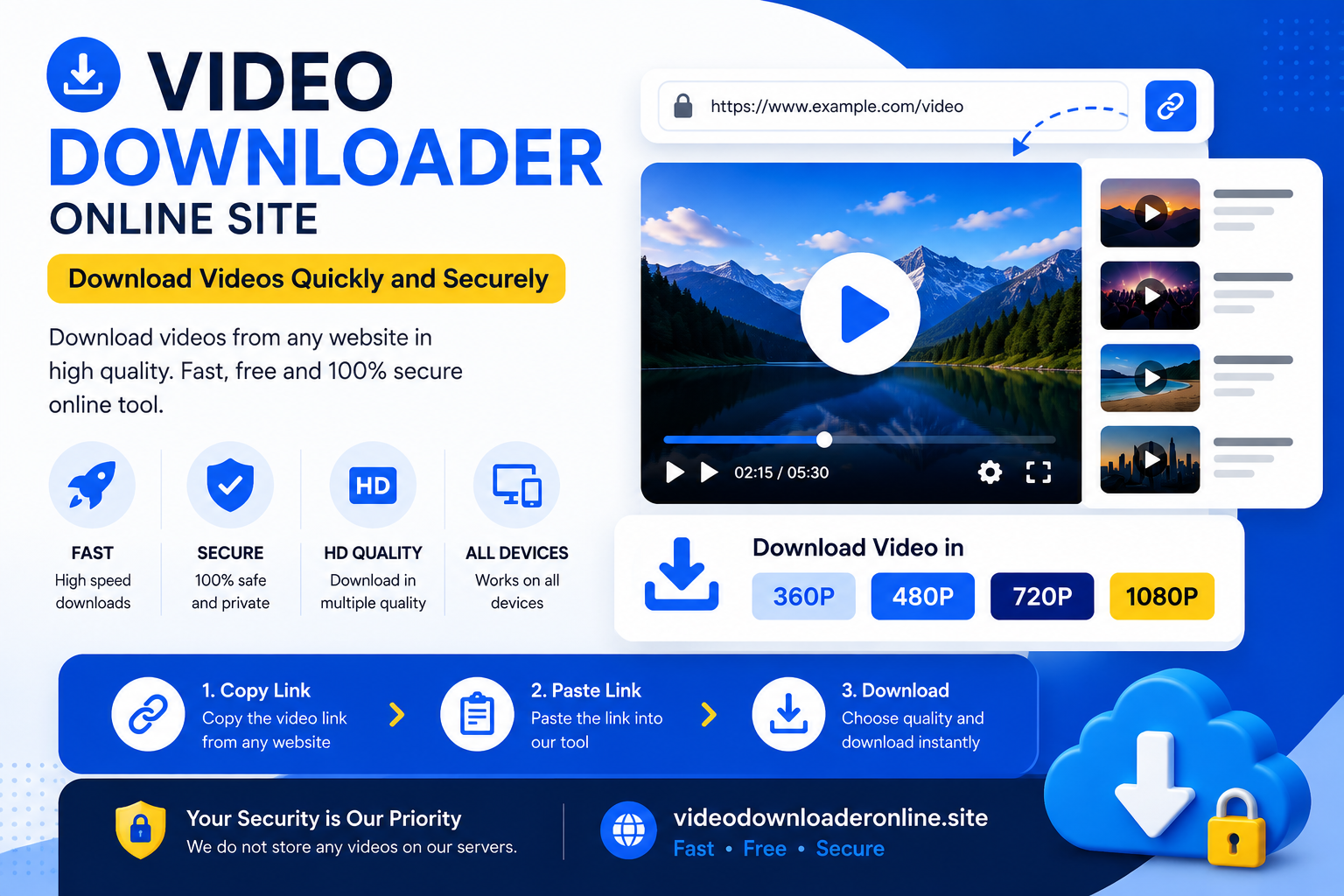 Video Downloader Online Site – Download Videos Quickly and Securely